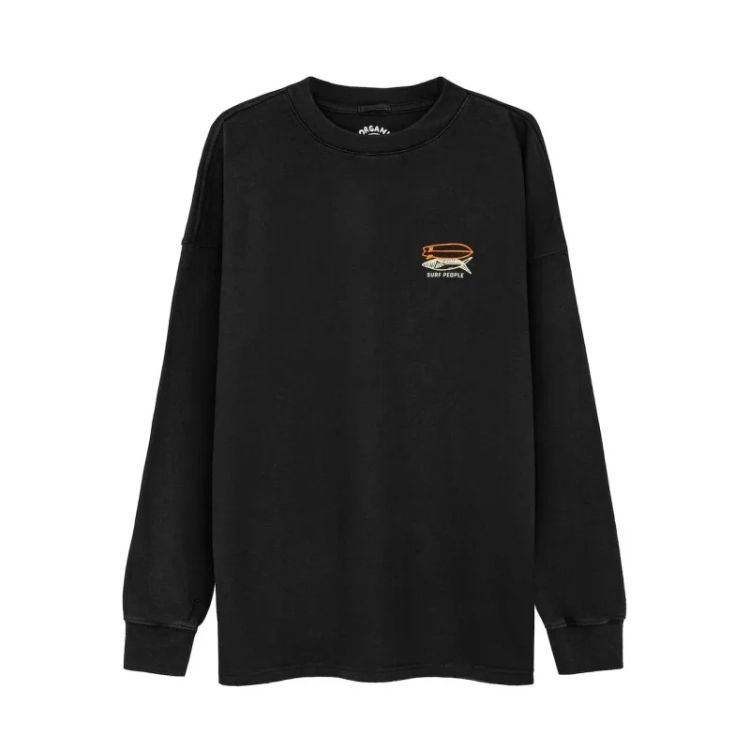 Cienka bluza Surf People Sardines - Czarna (id: 4413)