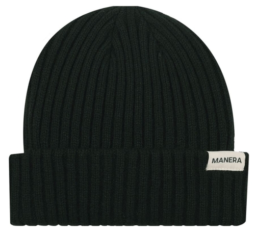 Ciepła czapka zimowa Manera Beanie Czarna (id: 3173)