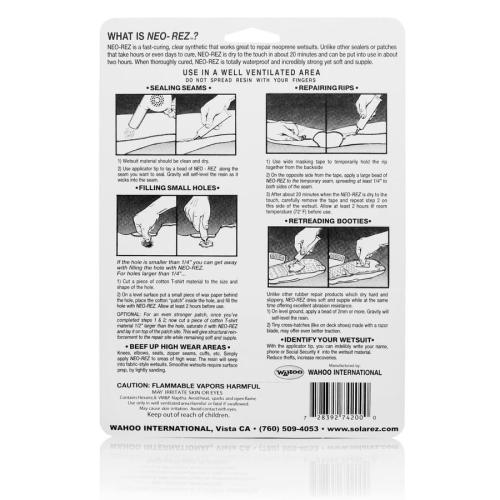 Solarez Neo-Rez - Szybki zestaw naprawczy do pianki neoprenowej (id: 788)