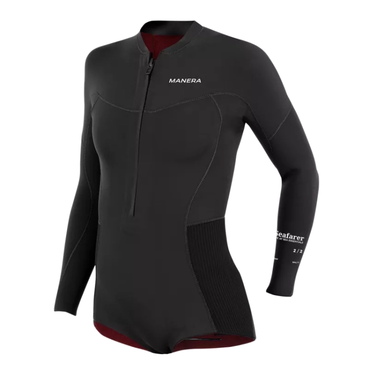 Manera Seafarer Bikisuit 2/2 mm z technologią 3D i V-zip, szybkoschnąca i elastyczna pianka na ciepłe dni i sporty wodne.