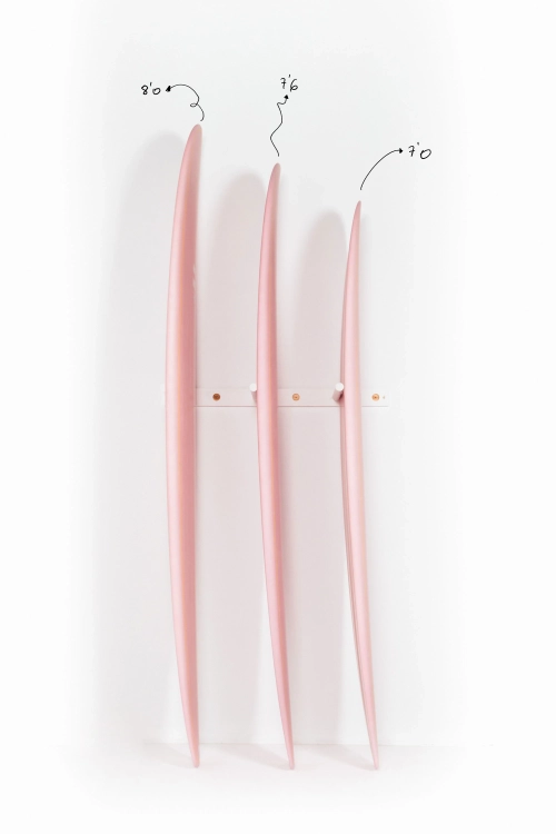 Indio Mid Length Pink – twarda deska surfingowa dla początkujących