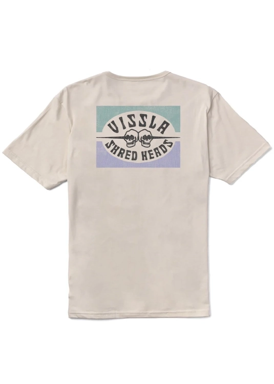 Koszulka Vissla Shred Heads – 100% bawełna organiczna, ekologiczna, miękki vintage nadruk.