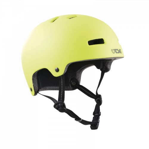Fluorescencyjny kask dziecięcy TSG Nipper Maxi – lekka ochrona do deskorolki i surfskate