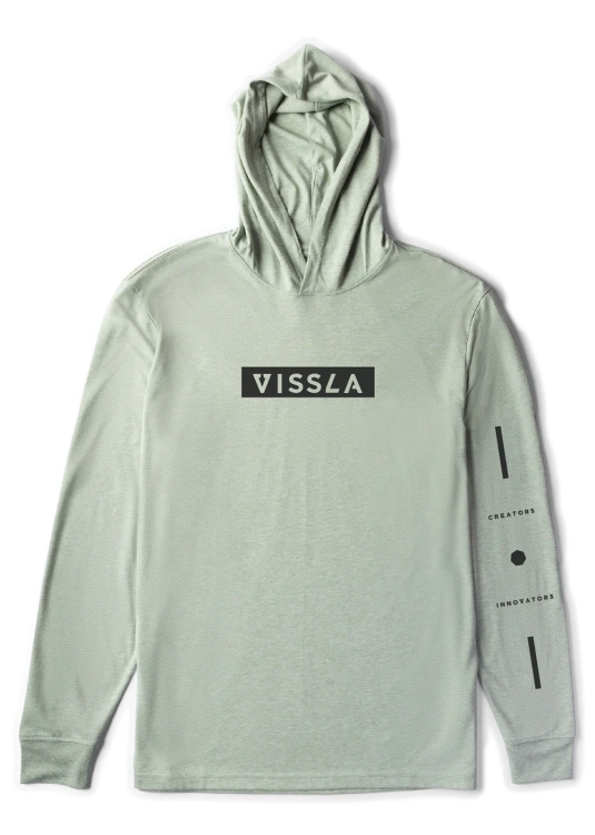 Longsleeve Vissla Core Comp Eco – zielony, techniczny