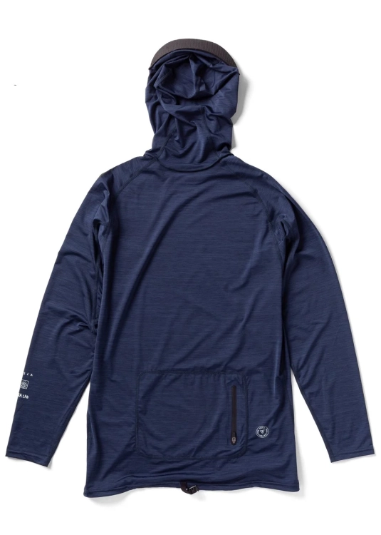 Vissla Warm Seas – granatowa lycra z kapturem i ochroną UV