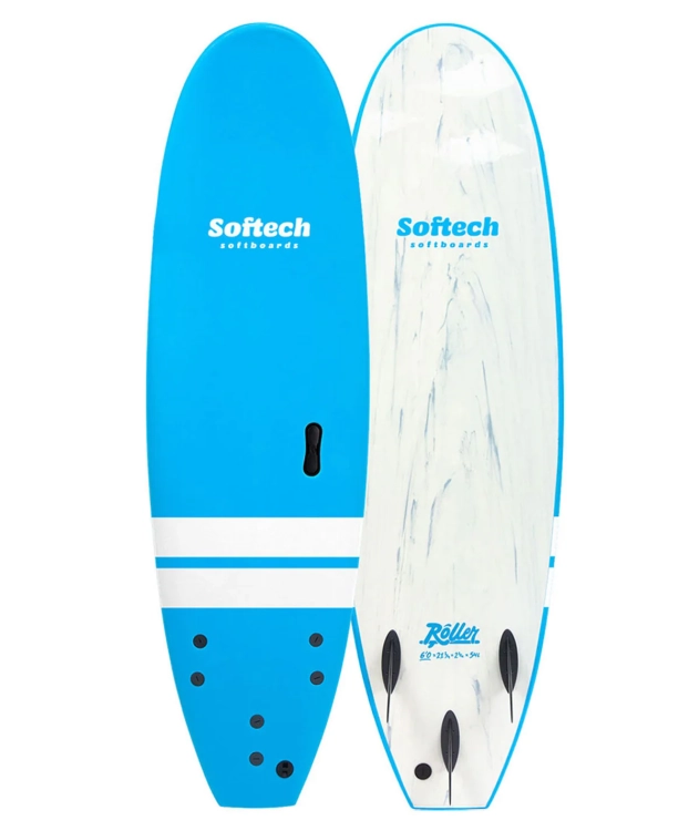 Deska surfingowa softech roller niebieska.webp