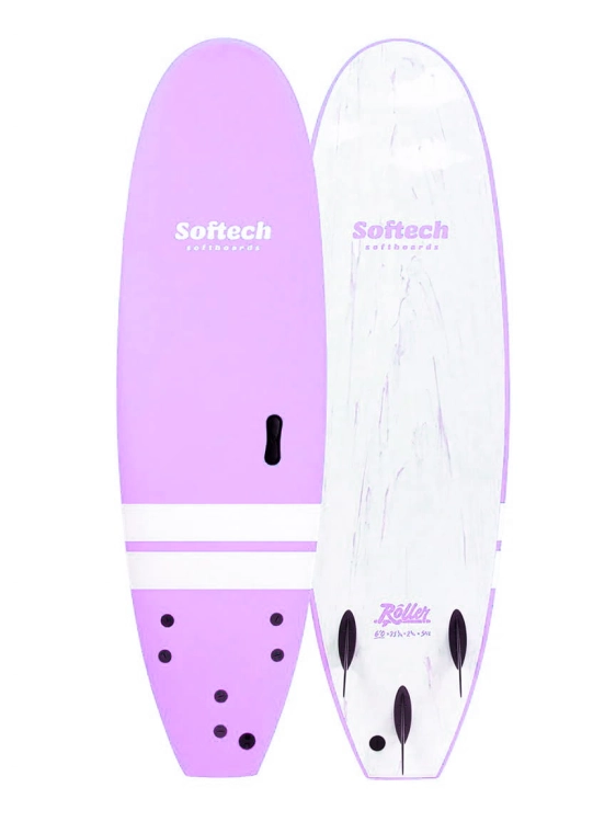 Deska surfingowa Softech Roller 7'6 Różowa.jpg