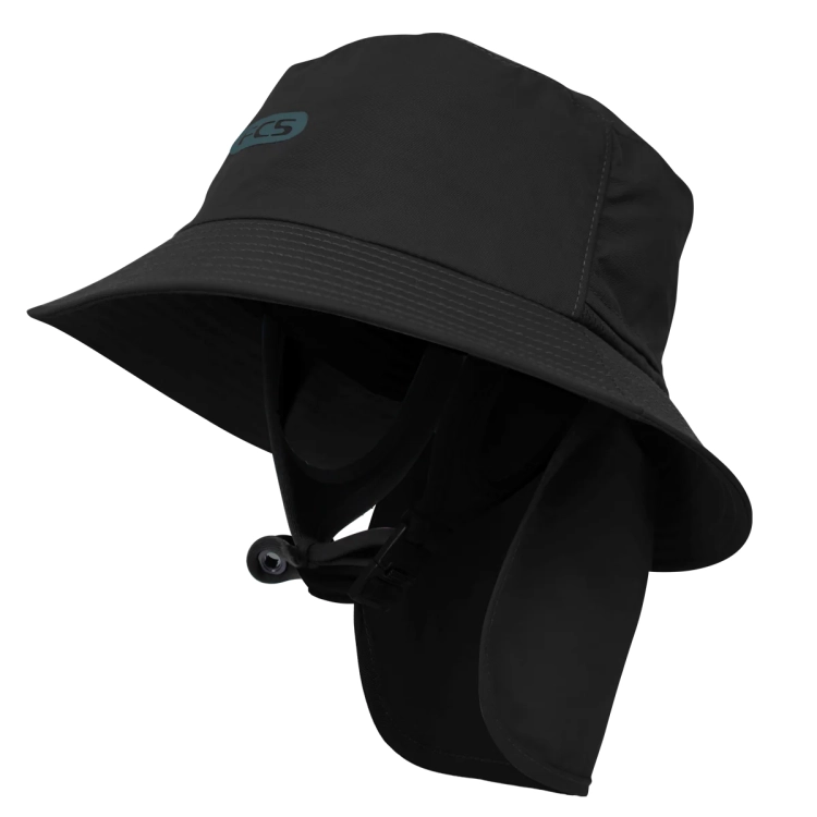Czarny kapelusz do surfingu FCS Surf Bucket Hat (id: 4639)