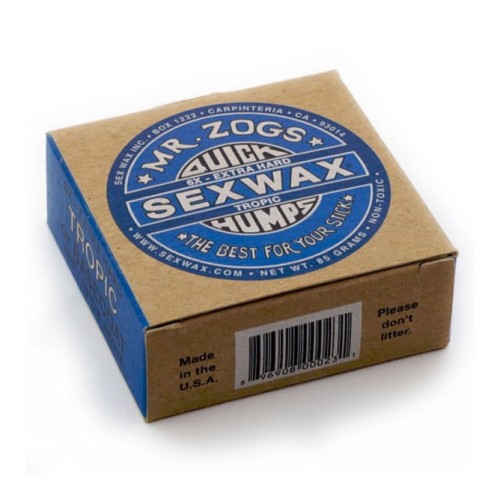 Wosk do surfingu SEXWAX Niebieski +26C