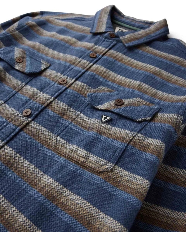 Niebieska koszula Vissla Descanso Flannel (id: 4711)