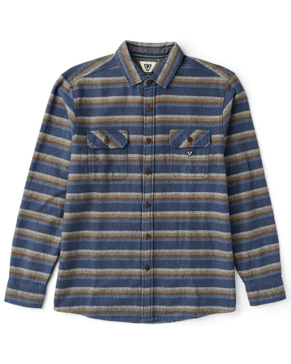 Niebieska koszula Vissla Descanso Flannel (id: 4711)