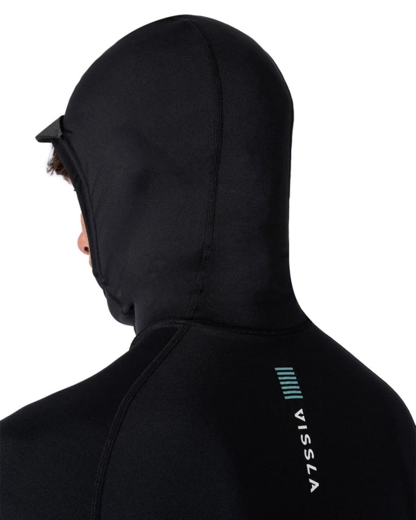 Czarna lycra z kapturem Vissla Warm Seas 7.jpg