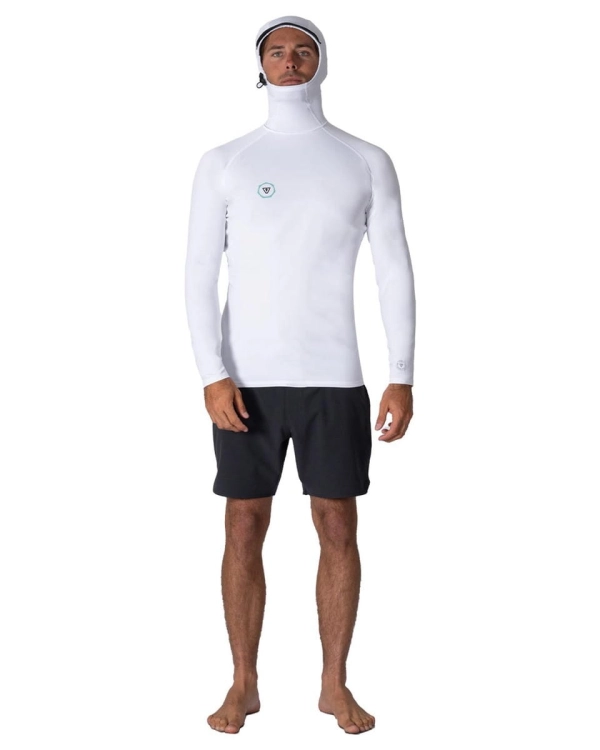 Biała lycra z kapturem Vissla Warm Seas (id: 4715)