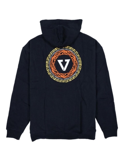 Gruba bluza z kapturem Vissla 90' Vibes BLK 1.jpg.jpg