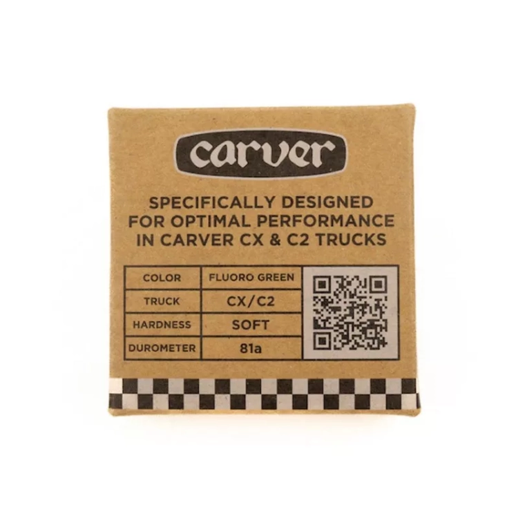 Bushingi do trucków Carver CX Soft Set 81A Żółte 3.webp
