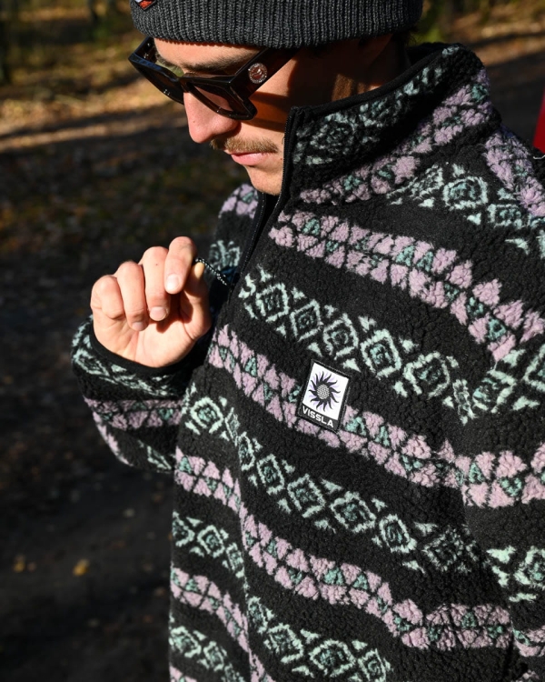 Polar z suwakiem Hiking Ice Sherpa Fleece Black 1.jpg