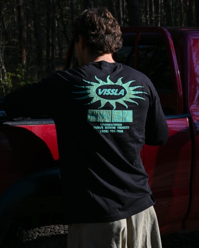 Bawełniany Longsleeve Vissla Unidentified Czarny 2.jpg