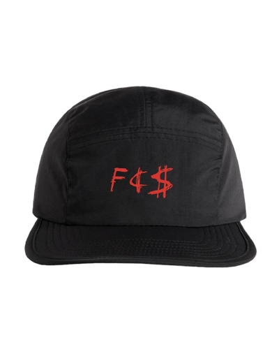 Limitowana czapka FCS Code Red w kolorze czerwonym – streetwearowy model z regulacją