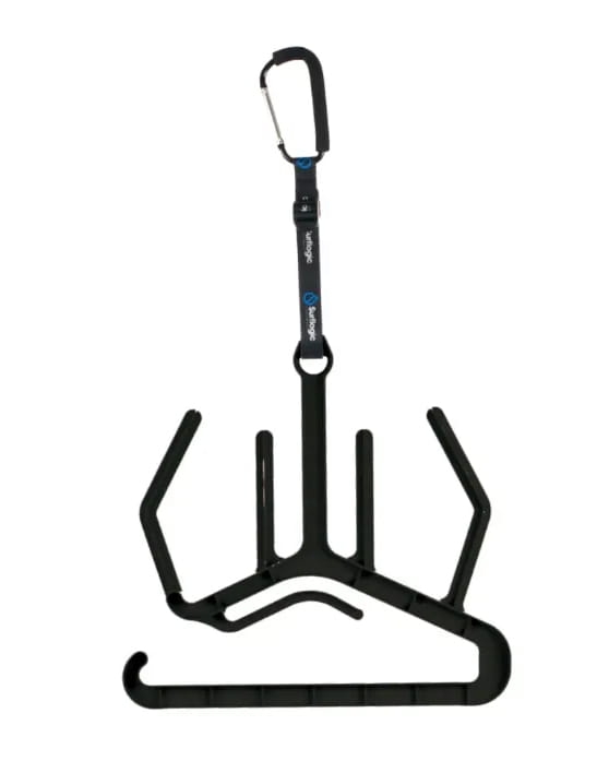Wieszak na piankę neoprenową Surflogic Hanger Maxi Double czarny.jpg