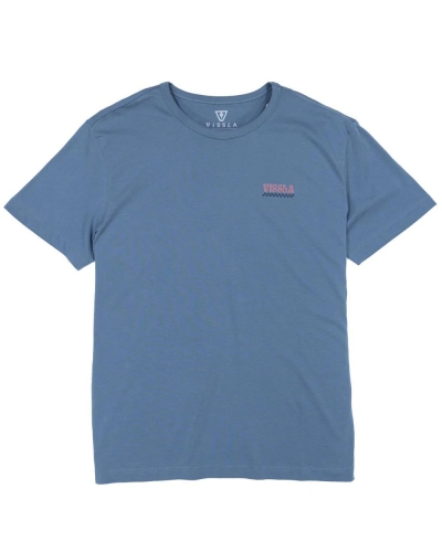 Niebieska Koszulka Vissla Solar Vibrations Eco 2.jpg