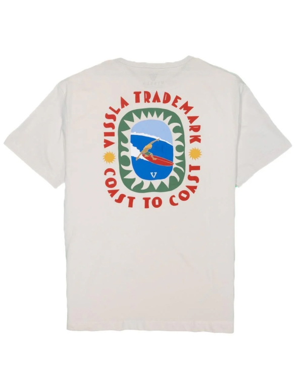 Koszulka Vissla Coast to Coast Eco Bone.jpg