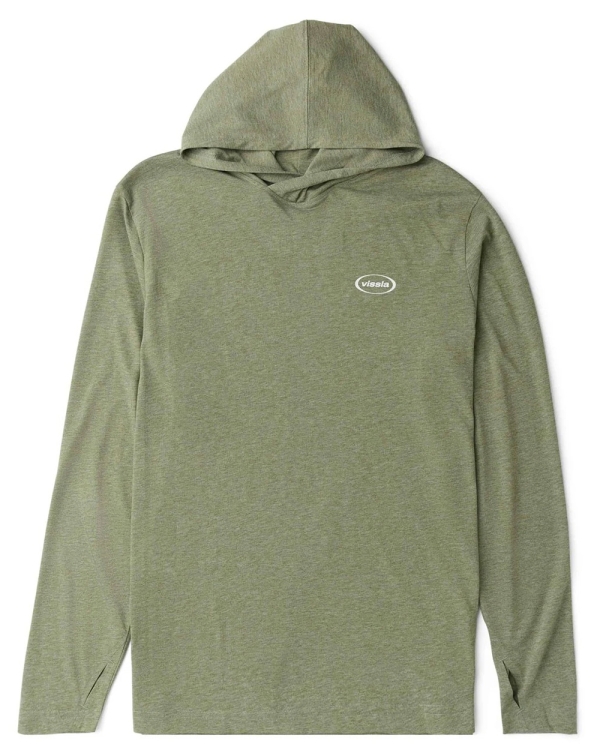 Zielony longsleeve techniczny z kapturem Vissla Comp Lite.jpg