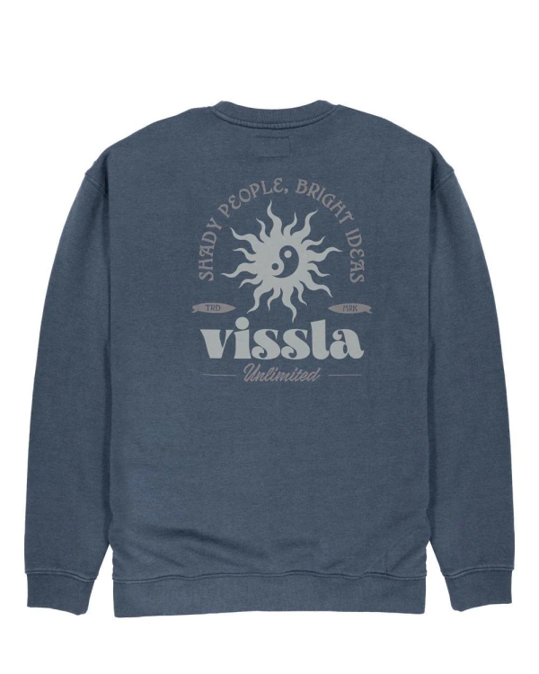 Szara bluza crewneck Vissla Bright Ideas ECO.jpg