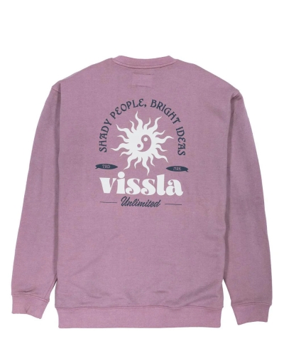 Różowa bluza crewneck Vissla Bright Ideas ECO.jpg