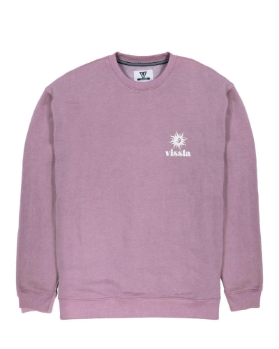 Różowa bluza crewneck Vissla Bright Ideas ECO 2.jpg