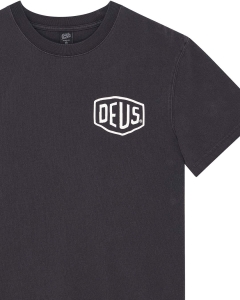 Koszulka Deus Ex Machina Shield Garment Dyed Black.jpg