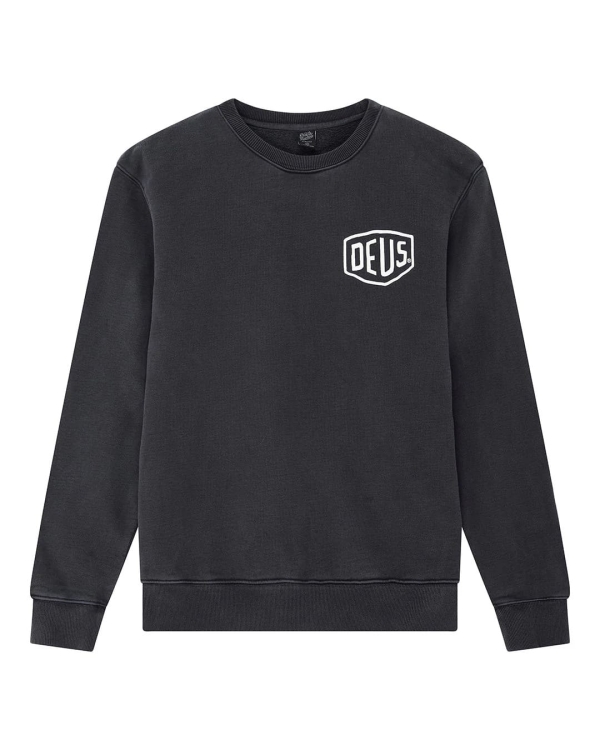 Bluza Deus Ex Machina Shield Garment Dyed Black3.jpg