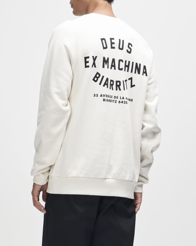 Bluza Deus Ex Machina Biarritz Address Crew White 5.jpg