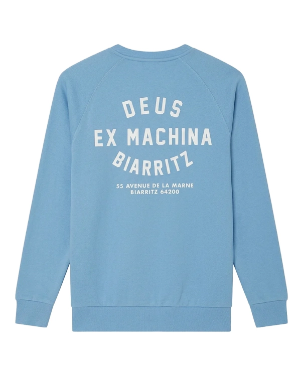Bluza Deus Ex Machina Biarritz Address Crew Bonnie Blue 1.jpg.webp