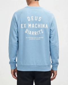 Bluza Deus Ex Machina Biarritz Address Crew Bonnie Blue 3.jpg.webp