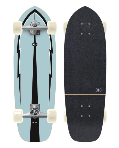 Deska surfskate Carver Blue Thunder 30.75 V5 – wszechstronny model do surfskate
