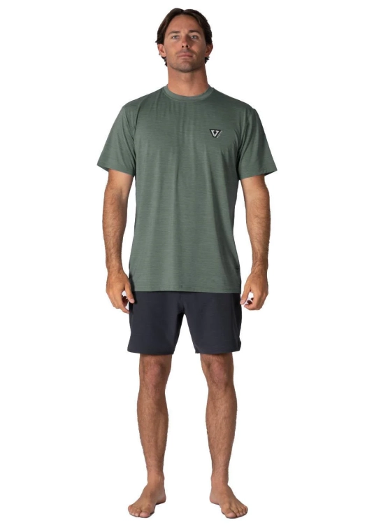 Zielona lycra z krótkim rękawem Vissla Twisted Eco2.jpg.webp