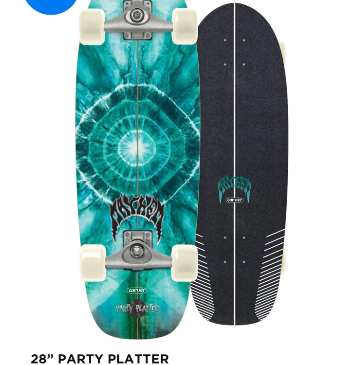 Deska surfskate Carver Lost Party Platter New Color 28" (id: 4995)