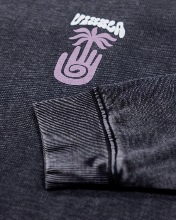 Grafitowa bluza crewneck Vissla Aquemini Washed Fleece (id: 5048)