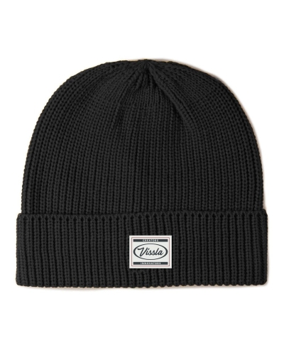 Czarna czapka zimowa Vissla Creators Crew Beanie BLK (id: 5049)