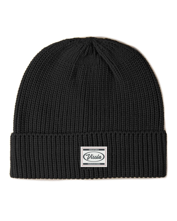 Czarna czapka zimowa Vissla Creators Crew Beanie BLK (id: 5049)