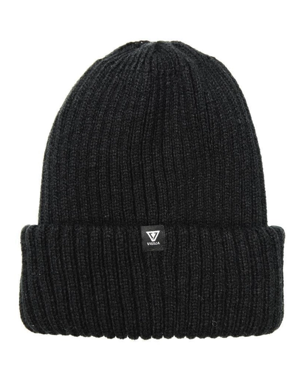Czarna czapka zimowa Vissla Dungeons II Beanie BLK id 5053