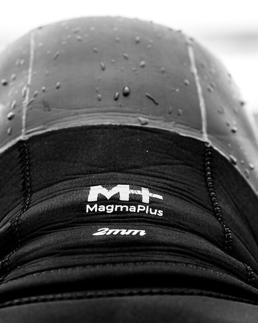 Ciepły kaptur neoprenowy 2mm Manera Magma Hood Czarny - zdjecie 4