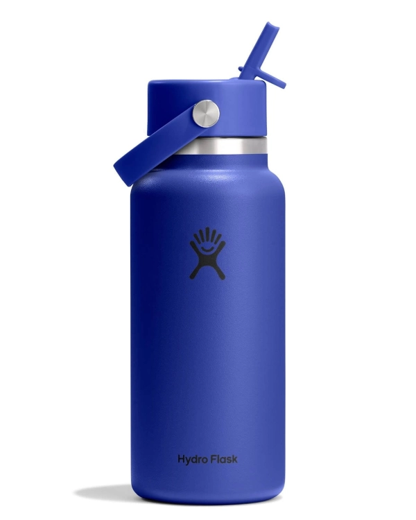 Butelka termiczna z rurką Hydro Flask 946ml Set Waves niebieska - zdjecie 1