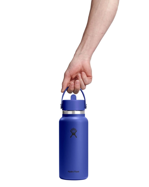 Butelka termiczna z rurką Hydro Flask 946ml Set Waves niebieska - zdjecie 3