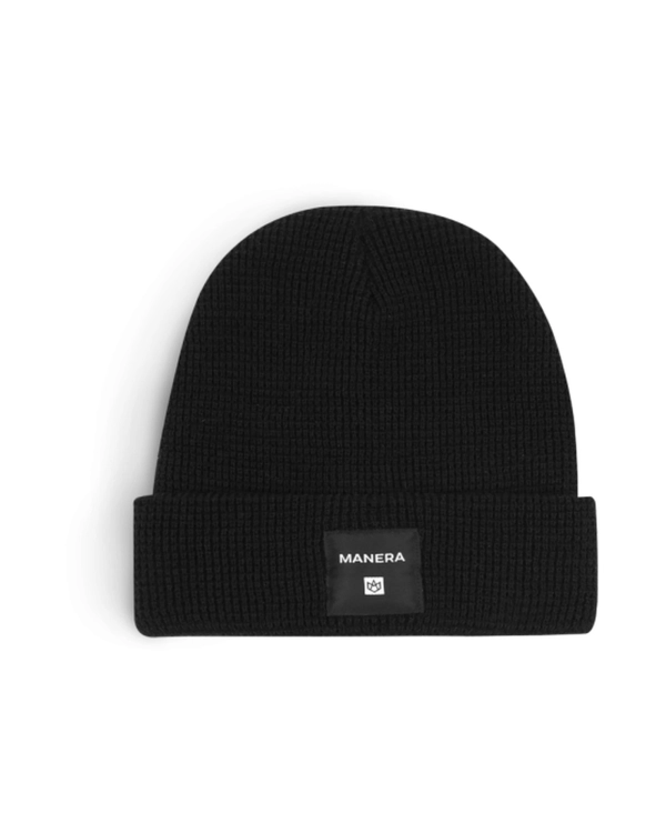 Ciepła czapka zimowa Manera Beanie Czarna - zdjecie 1