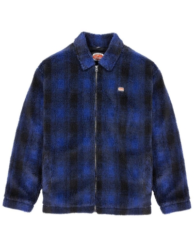Kurtka sherpa Vissla Mick Niebieska w kratę id: 5100.jpg