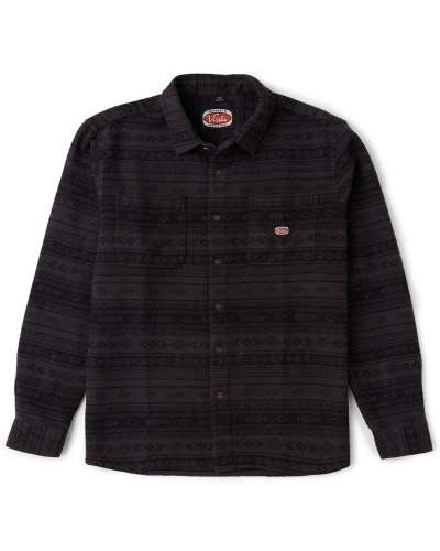 Koszula flanelowa Vissla Vadim Jacquard Czarna id: 5104.jpg