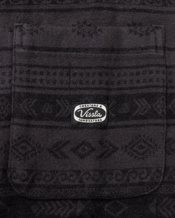 Koszula flanelowa Vissla Vadim Jacquard Czarna - zdjęcie 4 id: 5104.jpg