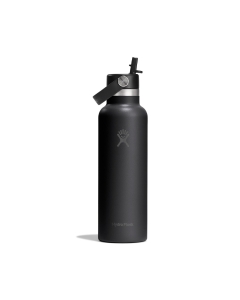 Butelka termiczna ze słomką Hydro Flask 621 ml czarna id: 5154 v2