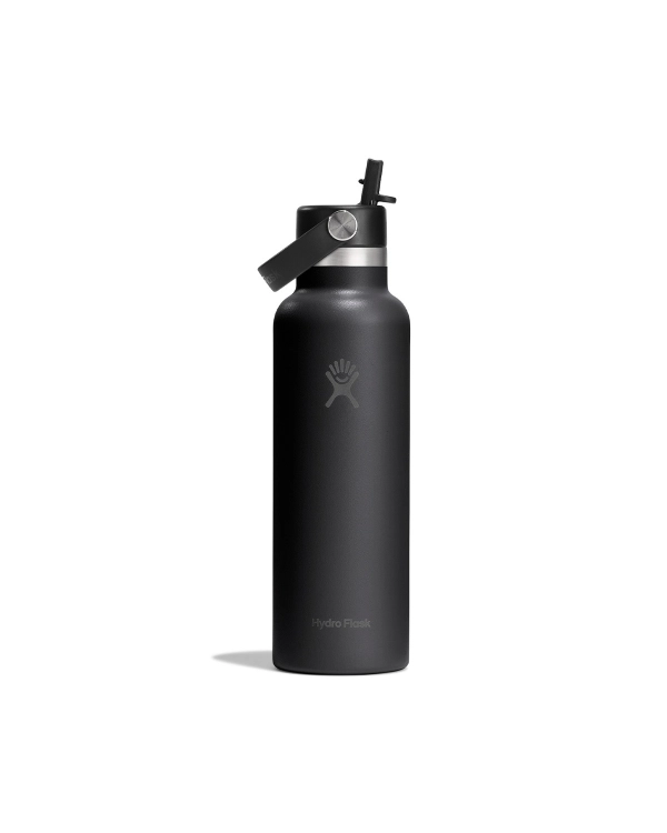Butelka termiczna ze słomką Hydro Flask 621 ml czarna id: 5154 v2